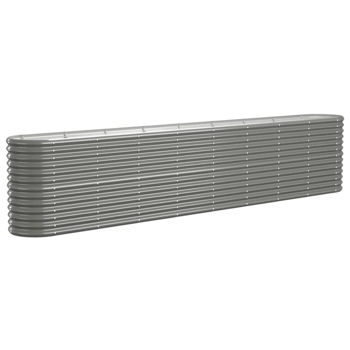 plantekasse 332x40x68 cm galvaniseret stål grå