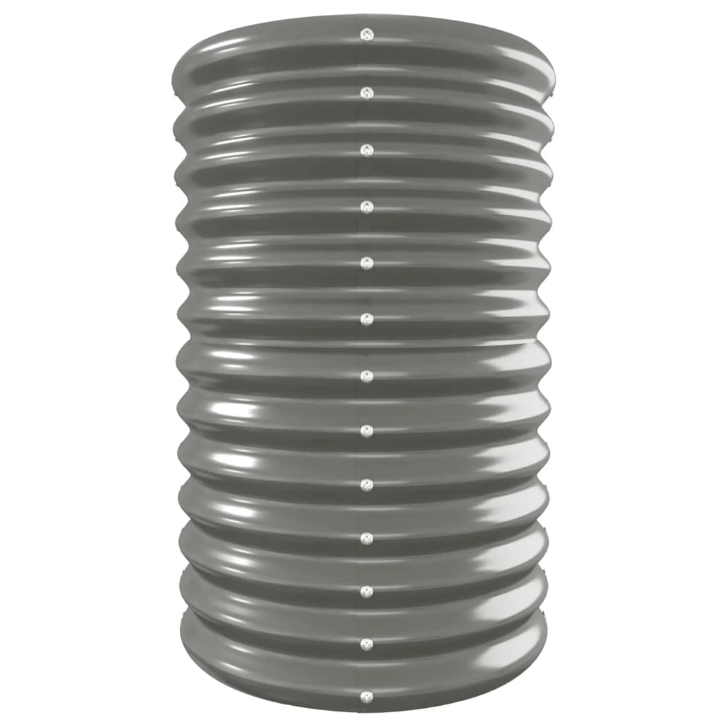 plantekasse 332x40x68 cm galvaniseret stål grå