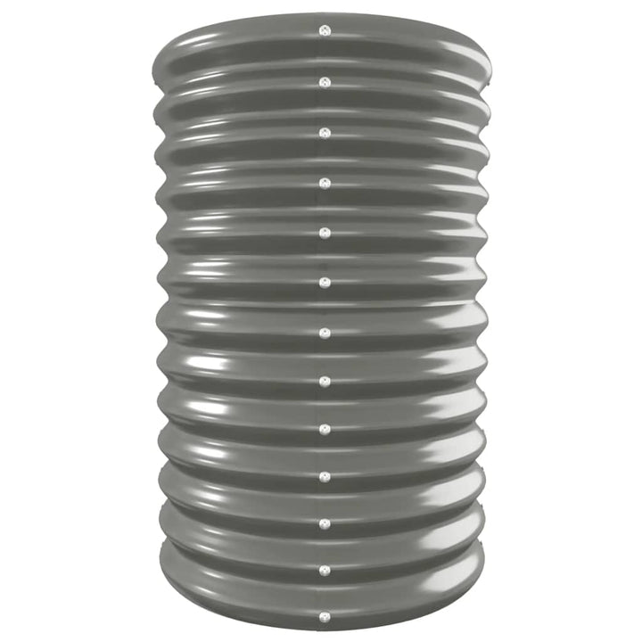 plantekasse 332x40x68 cm galvaniseret stål grå