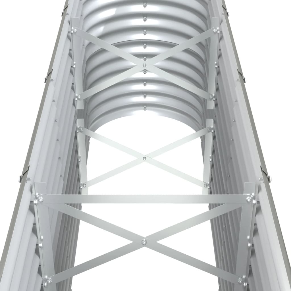 plantekasse 332x40x68 cm galvaniseret stål grå