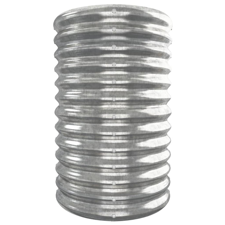 plantekasse 332x40x68 cm galvaniseret stål sølvfarvet