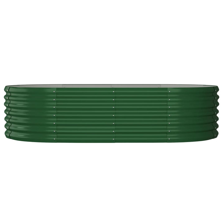 plantekasse 152x80x36 cm galvaniseret stål grøn