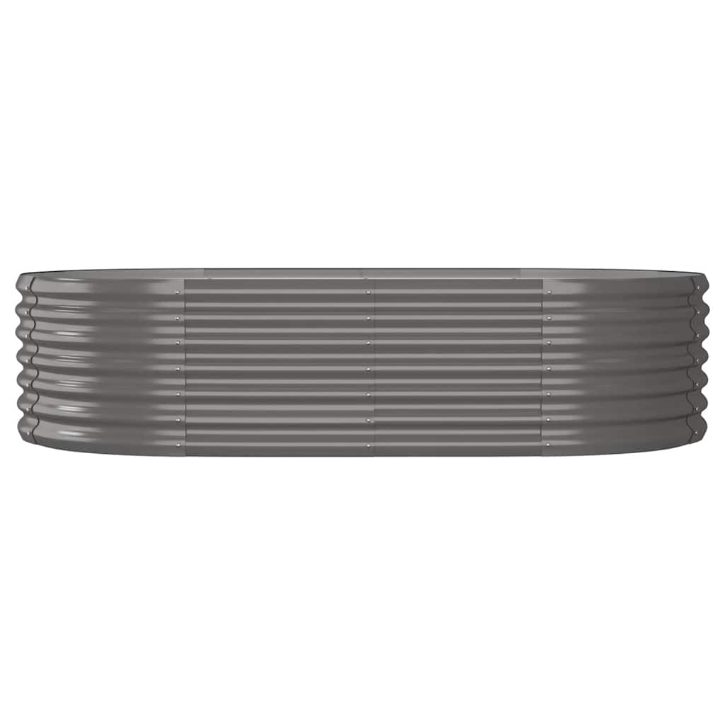plantekrukke 152x80x36 cm galvaniseret stål grå