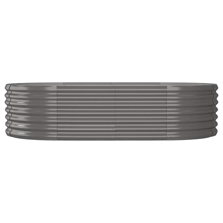 plantekrukke 152x80x36 cm galvaniseret stål grå