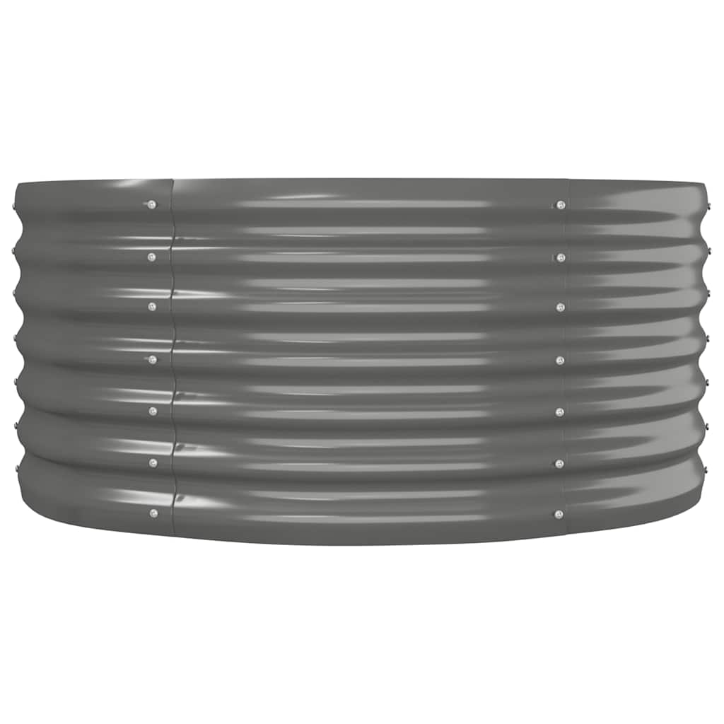plantekrukke 152x80x36 cm galvaniseret stål grå