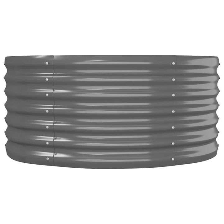 plantekrukke 152x80x36 cm galvaniseret stål grå