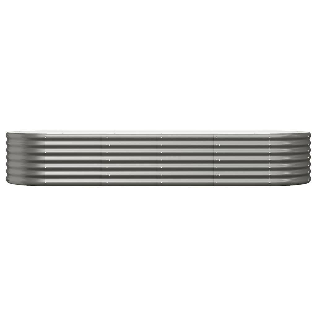 plantekasse 224x80x36 cm galvaniseret stål grå