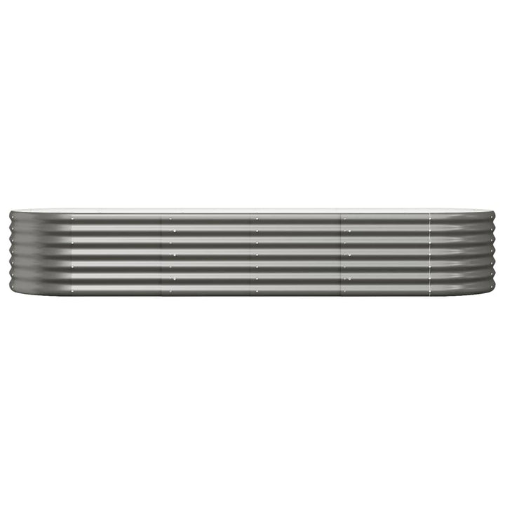 plantekasse 224x80x36 cm galvaniseret stål grå