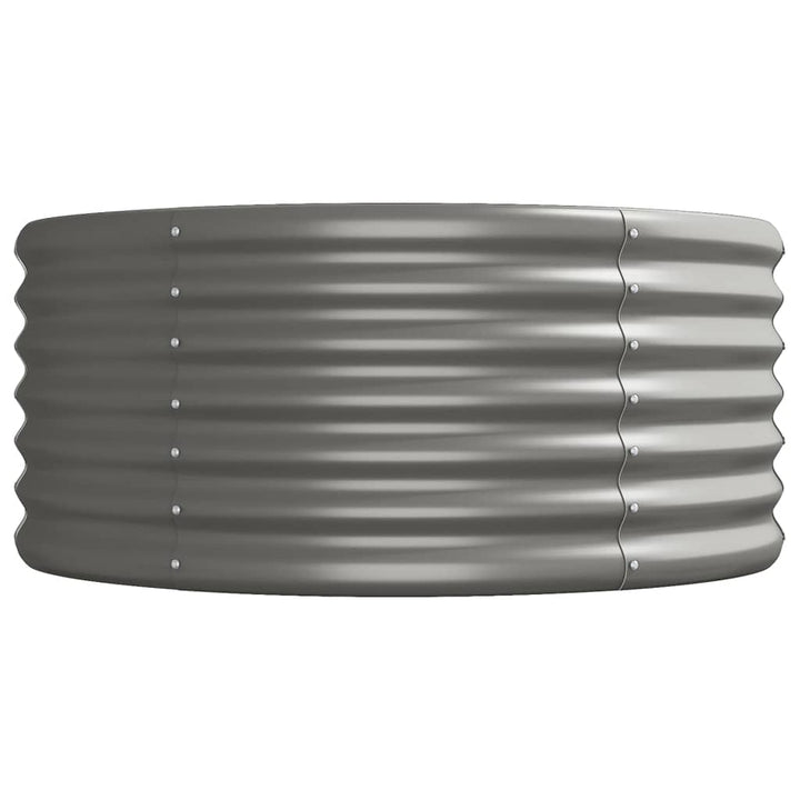 plantekasse 296x80x36 cm galvaniseret stål grå