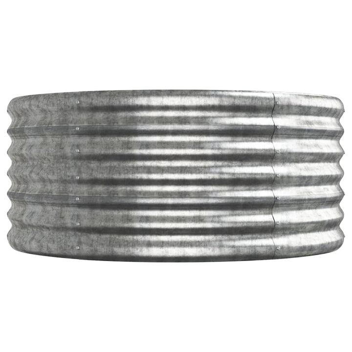 plantekasse 296x80x36 cm galvaniseret stål sølvfarvet