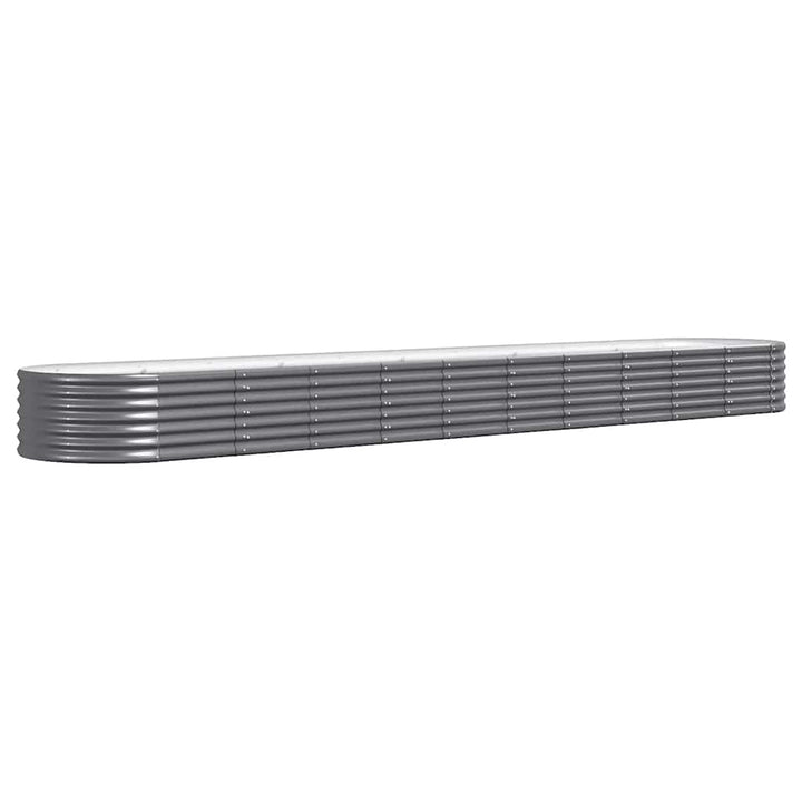 plantekrukke 440x80x36 cm galvaniseret stål antracitgrå