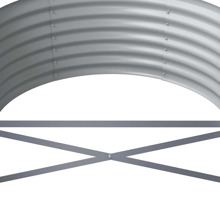 plantekasse 512x80x36 cm galvaniseret stål antracitgrå