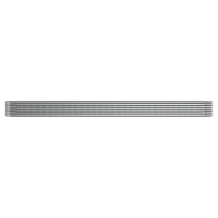 plantekrukke 512x80x36 cm galvaniseret stål sølvfarvet