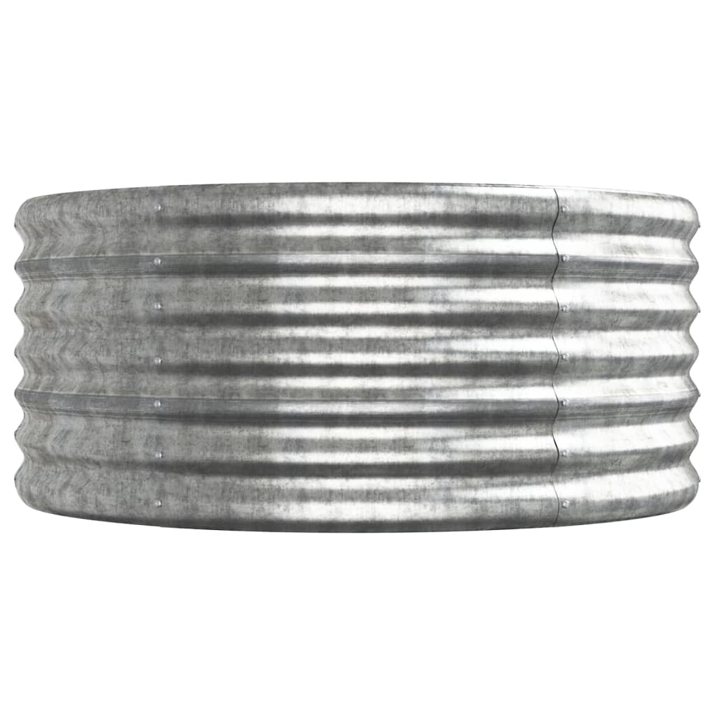 plantekrukke 512x80x36 cm galvaniseret stål sølvfarvet