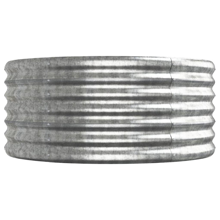 plantekrukke 512x80x36 cm galvaniseret stål sølvfarvet