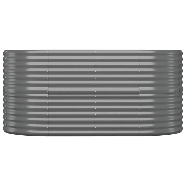 plantekasse 152x80x68 cm galvaniseret stål grå