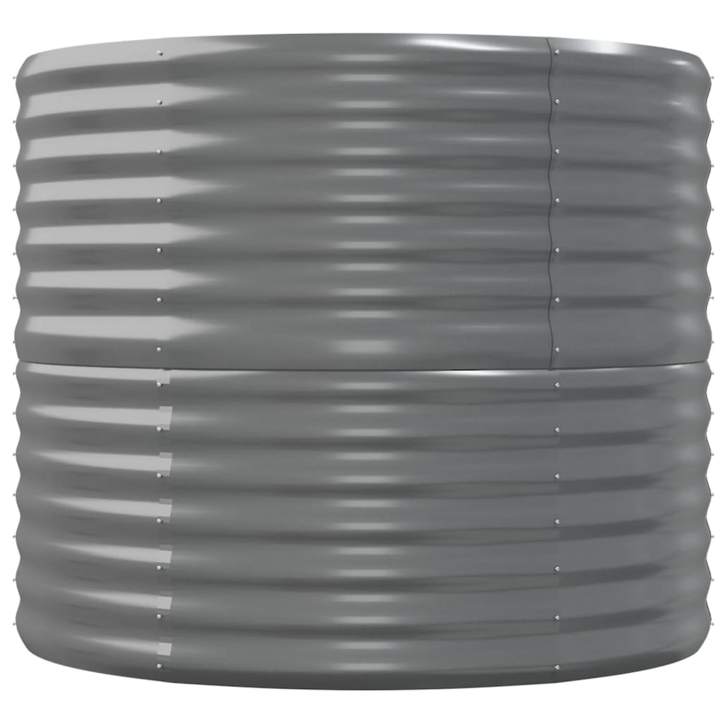 plantekasse 152x80x68 cm galvaniseret stål grå