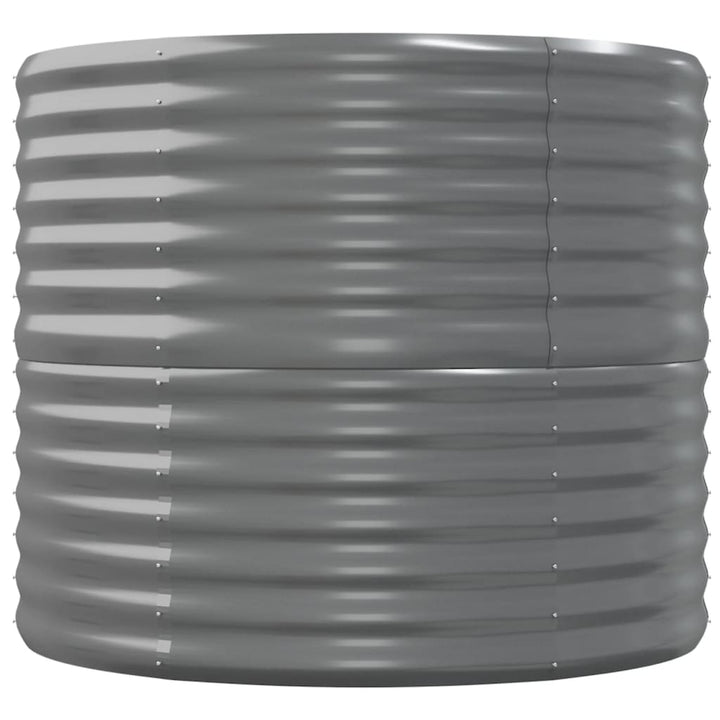 plantekasse 152x80x68 cm galvaniseret stål grå