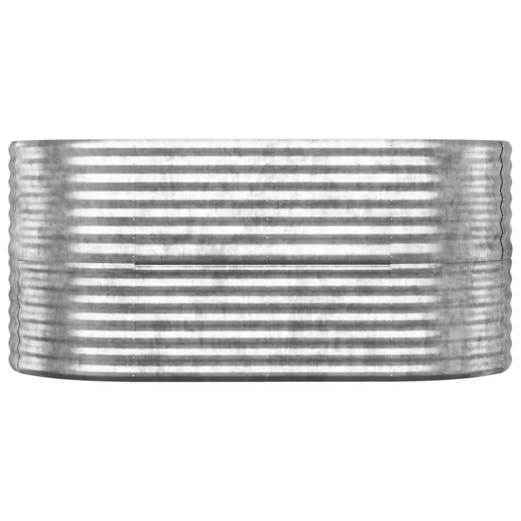 plantekrukke 152x80x68 cm galvaniseret stål sølvfarvet