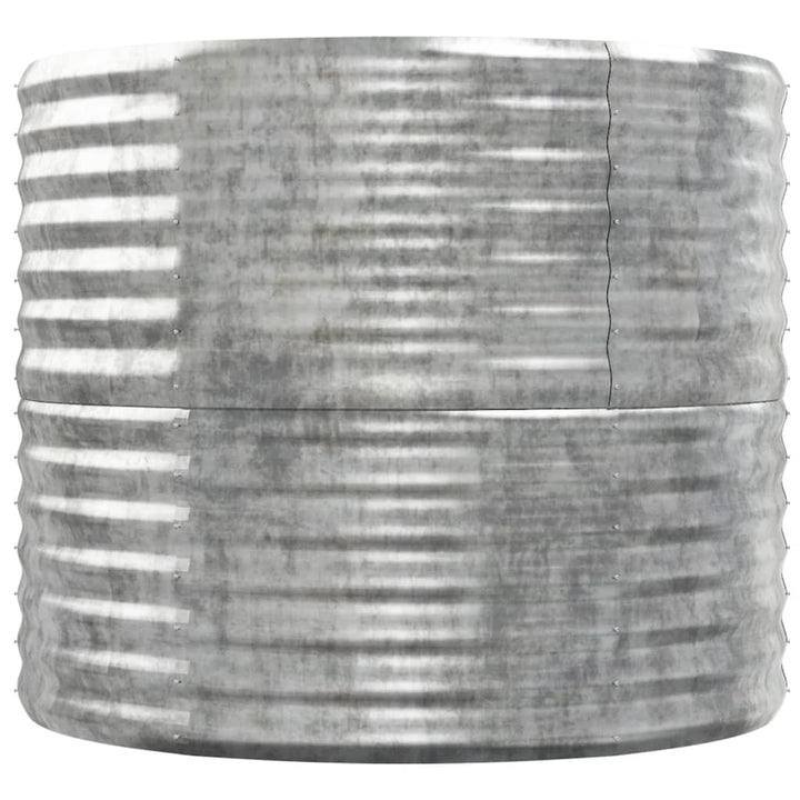 plantekrukke 152x80x68 cm galvaniseret stål sølvfarvet