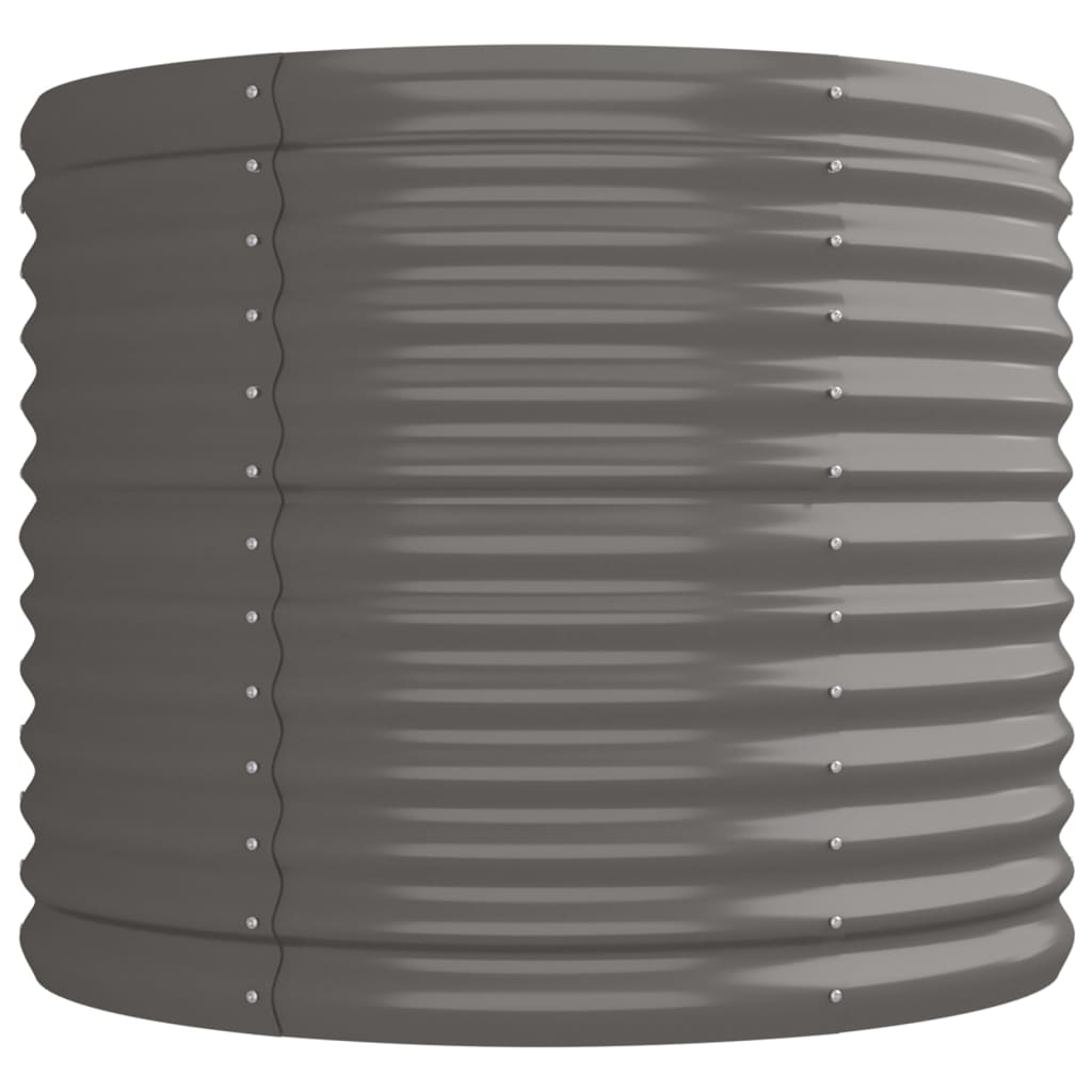plantekasse 224x80x68 cm galvaniseret stål grå