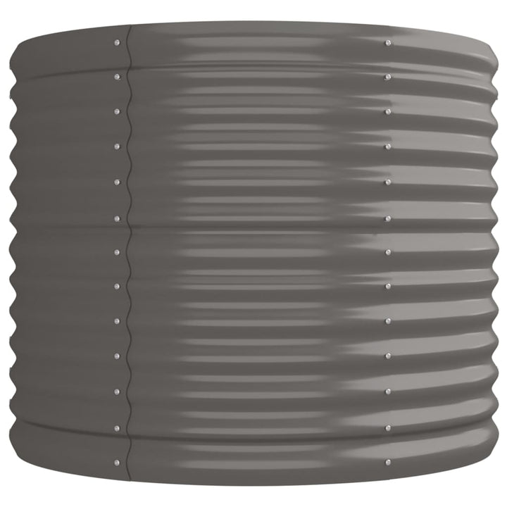 plantekasse 224x80x68 cm galvaniseret stål grå