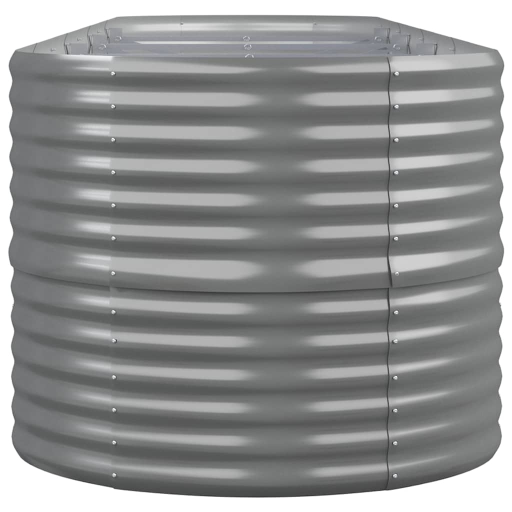 plantekasse 440x80x68 cm galvaniseret stål grå