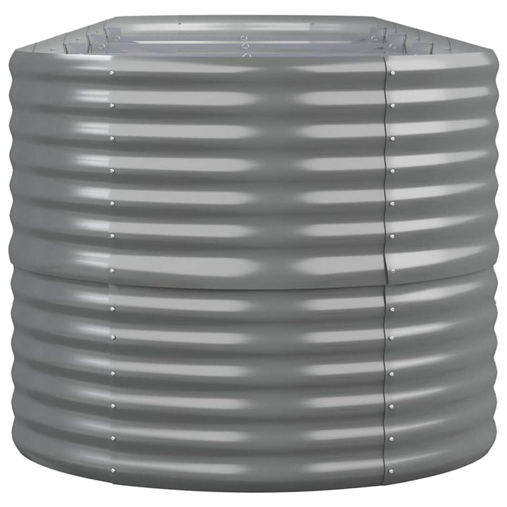 plantekasse 440x80x68 cm galvaniseret stål grå