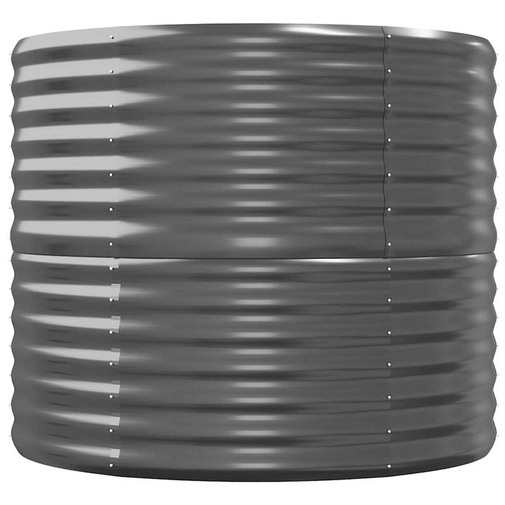 plantekasse 440x80x68 cm galvaniseret stål antracitgrå