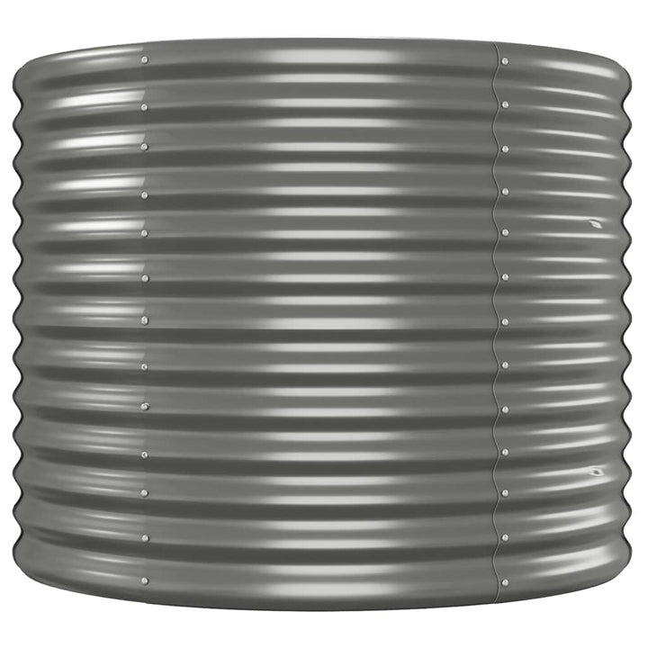 plantekasse 620x80x68 cm pulverlakeret stål grå