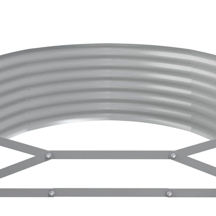 plantekasse 175x100x36 cm galvaniseret stål grøn
