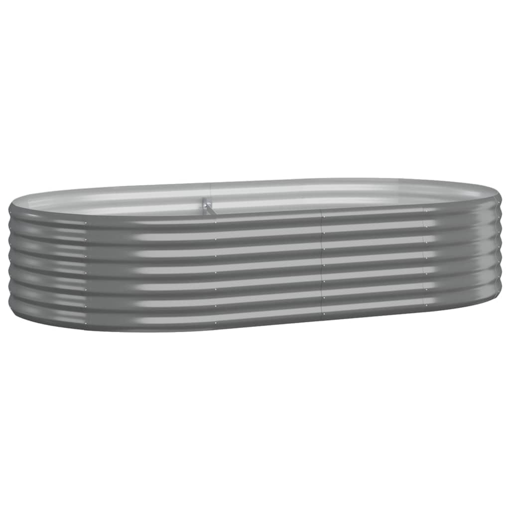 plantekasse 175x100x36 cm galvaniseret stål grå