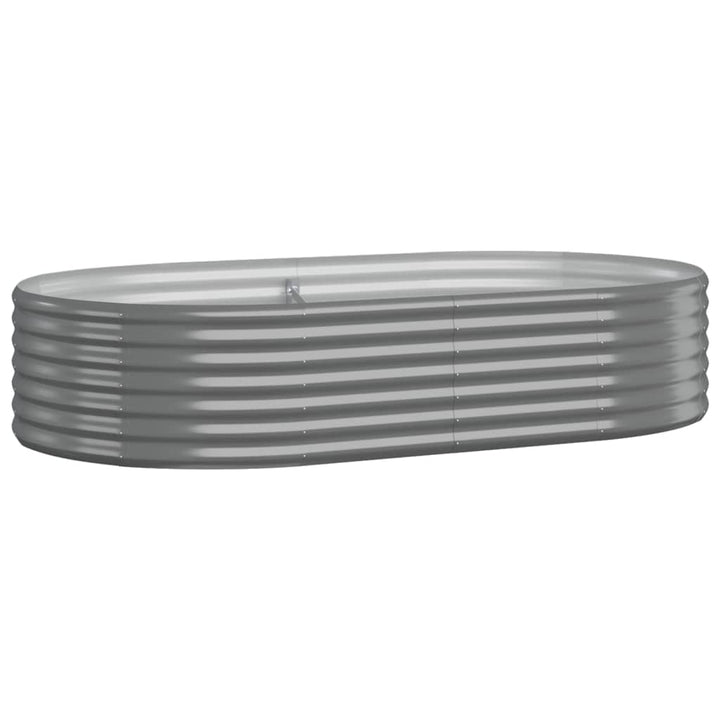 plantekasse 175x100x36 cm galvaniseret stål grå