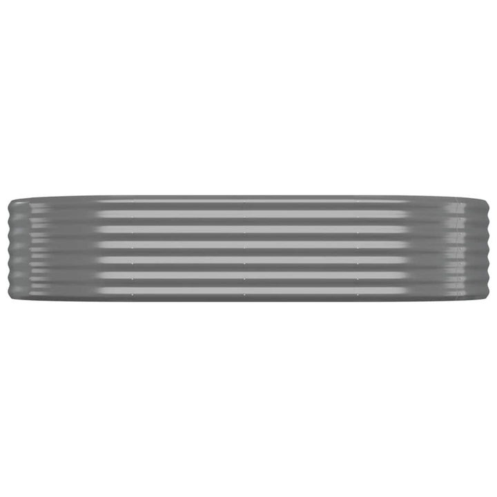 plantekasse 175x100x36 cm galvaniseret stål grå