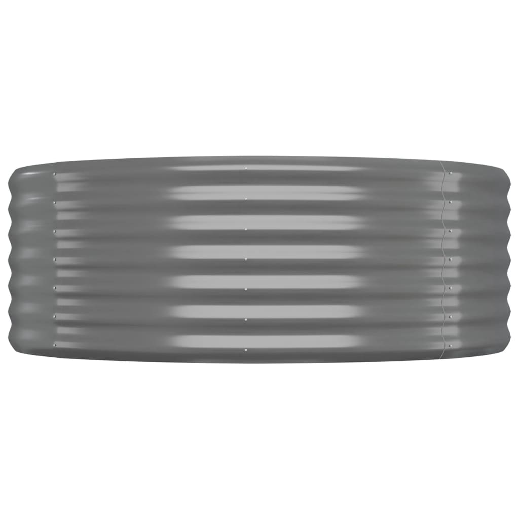 plantekasse 175x100x36 cm galvaniseret stål grå