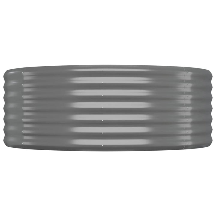 plantekasse 175x100x36 cm galvaniseret stål grå