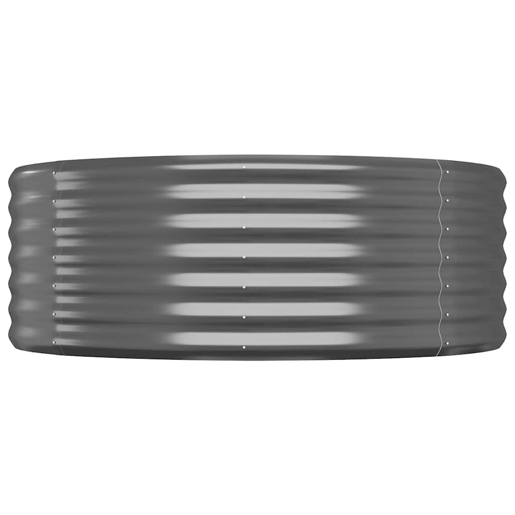 plantekasse 175x100x36 cm galvaniseret stål antracitgrå