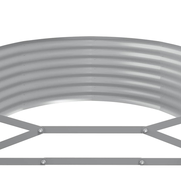 plantekasse 175x100x36 cm galvaniseret stål antracitgrå