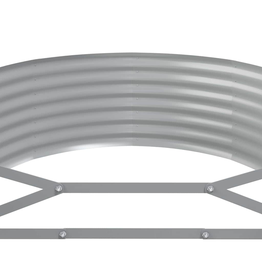 plantekasse 396x100x36 cm galvaniseret stål antracitgrå