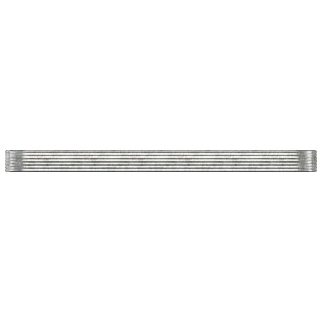plantekasse 507x100x36 cm galvaniseret stål sølvfarvet