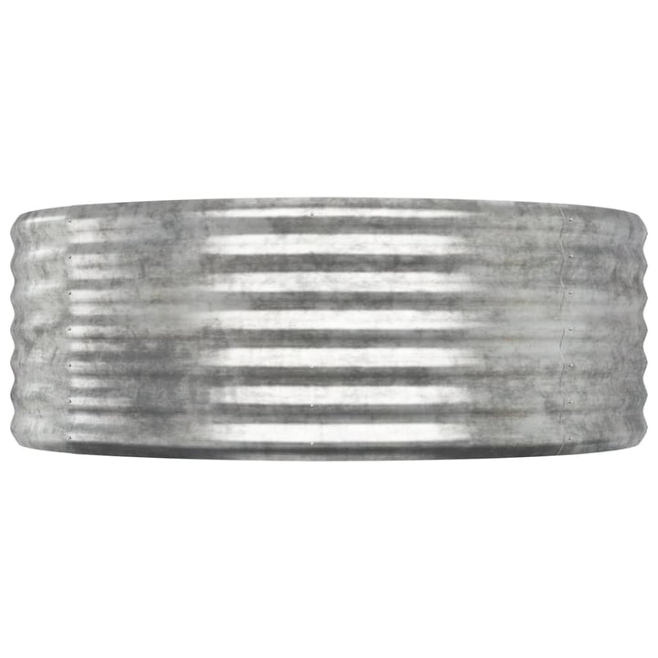 plantekasse 507x100x36 cm galvaniseret stål sølvfarvet