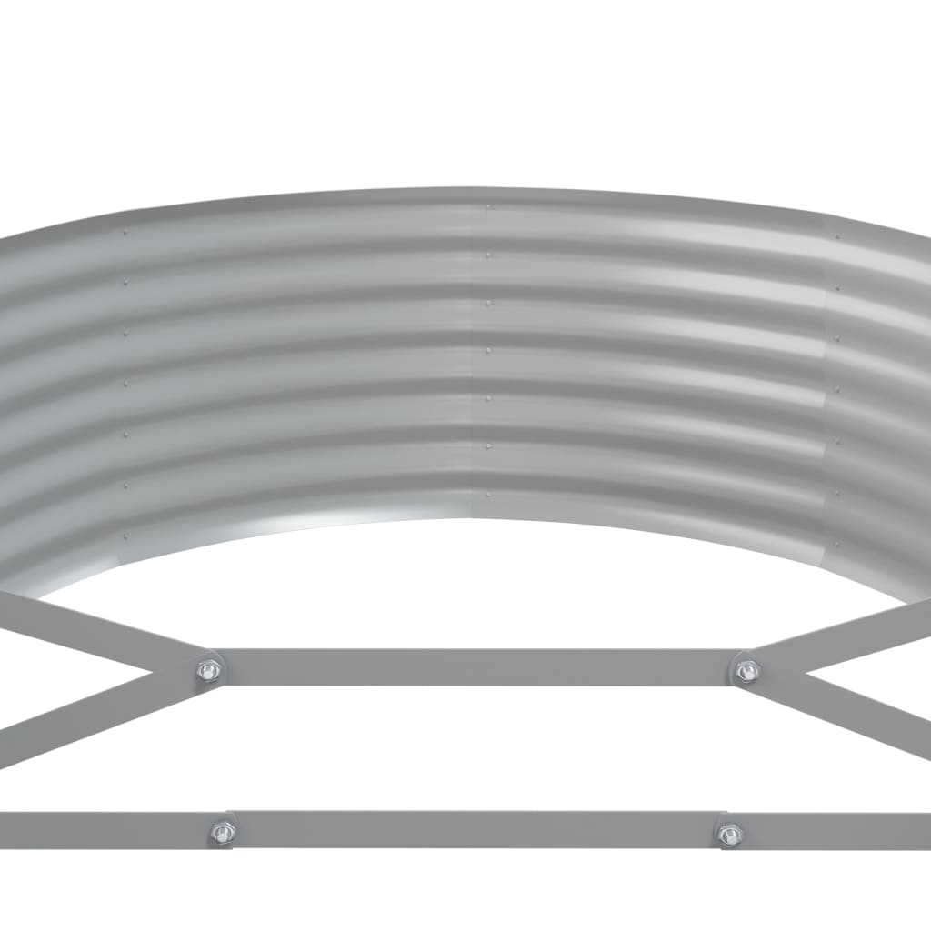 plantekasse 507x100x36 cm galvaniseret stål sølvfarvet