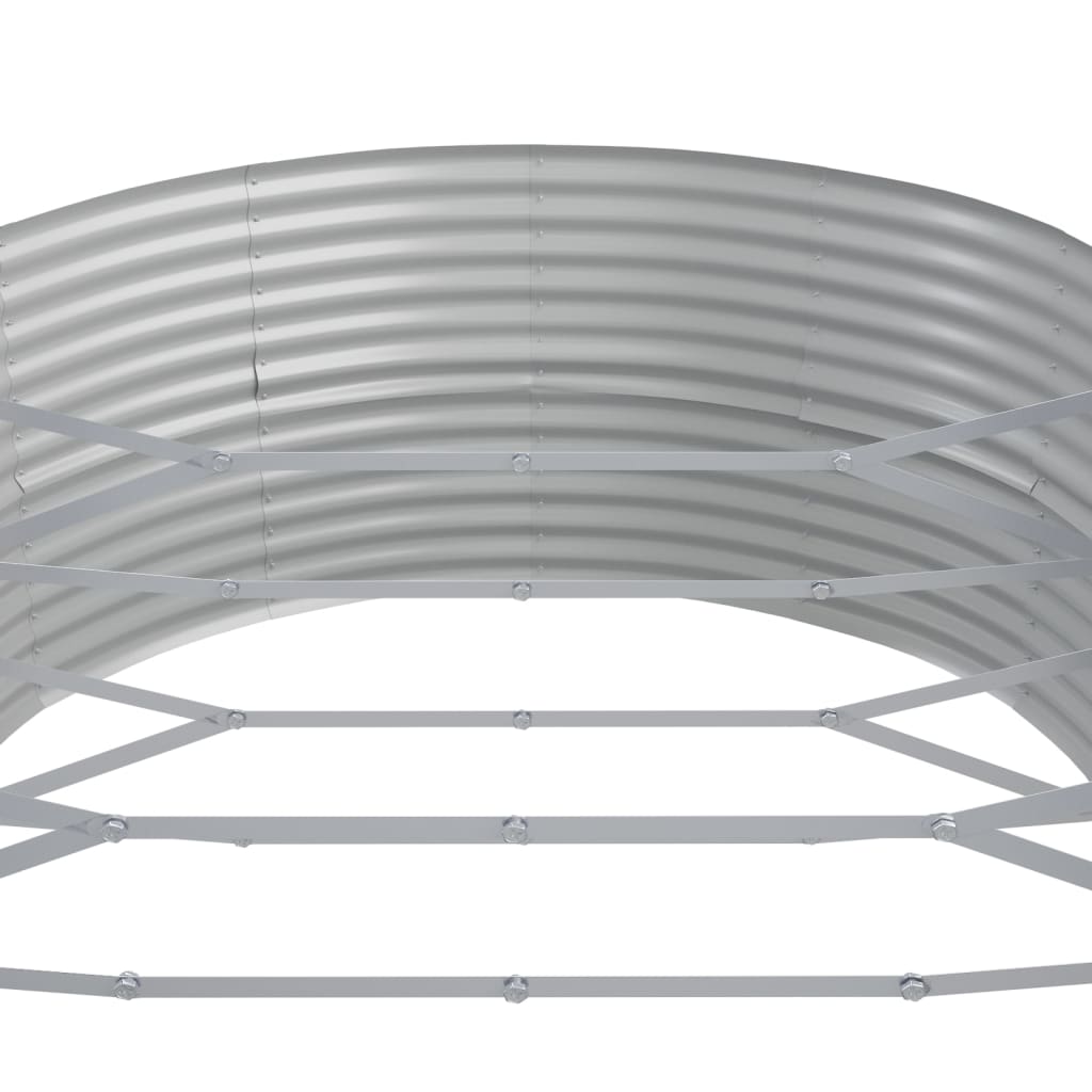 plantekasse 544x100x36 cm galvaniseret stål grå