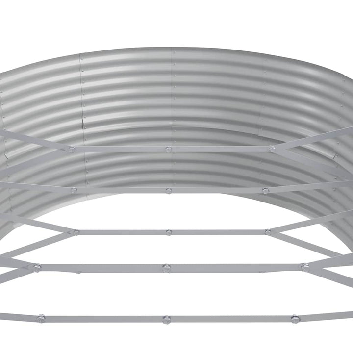 plantekasse 544x100x36 cm galvaniseret stål antracitgrå