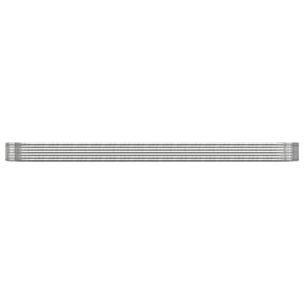 plantekasse 544x100x36 cm galvaniseret stål sølvfarvet