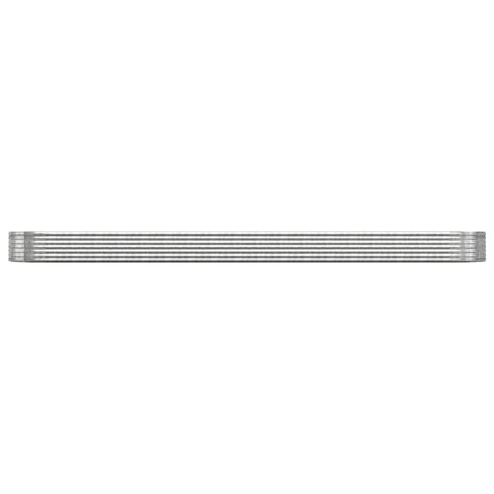 plantekasse 544x100x36 cm galvaniseret stål sølvfarvet