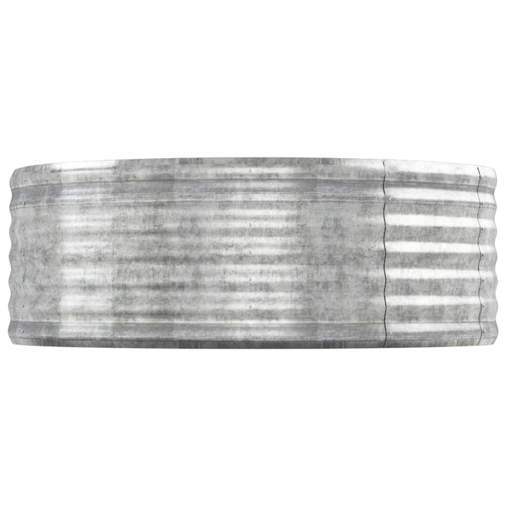 plantekasse 544x100x36 cm galvaniseret stål sølvfarvet