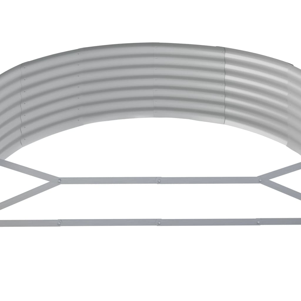 plantekrukke 214x140x36 cm galvaniseret stål grøn