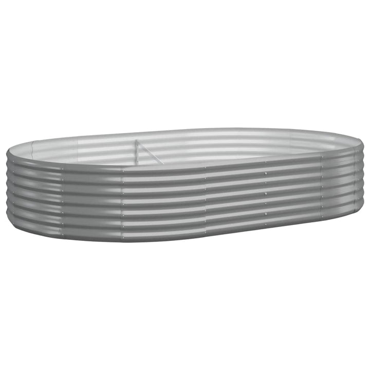 plantekasse 214x140x36 cm galvaniseret stål grå