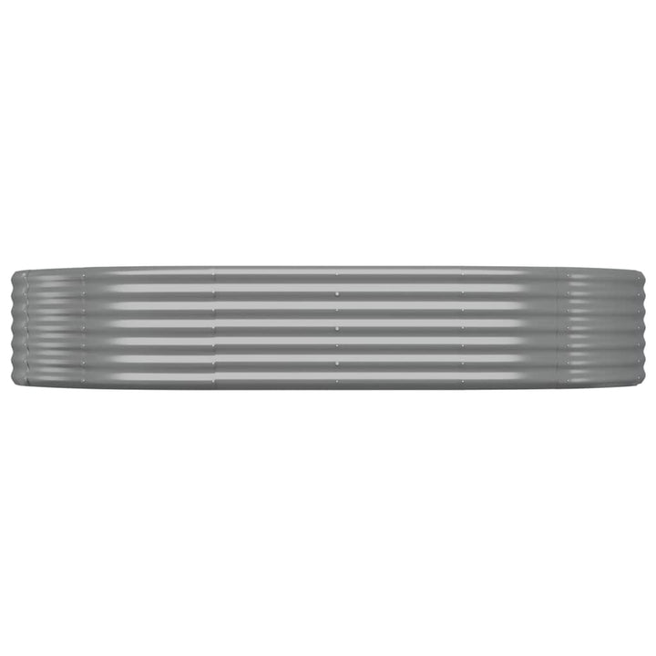 plantekasse 214x140x36 cm galvaniseret stål grå
